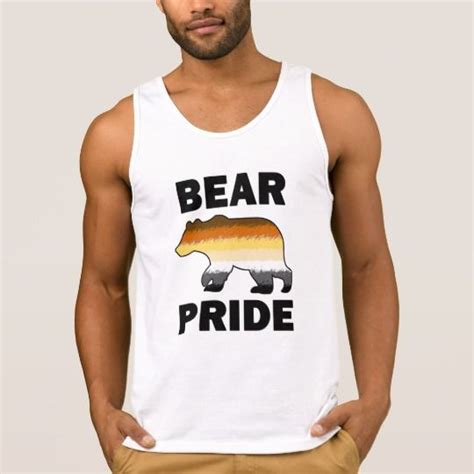 Bear Pride Tank Top Zazzle Com Pride Tank Tops Pride Tank Bear Pride