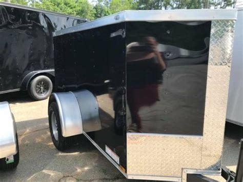 2018 4x8 Enclosed Cargo Trailers For Sale 1660 Motorcycle Trailer