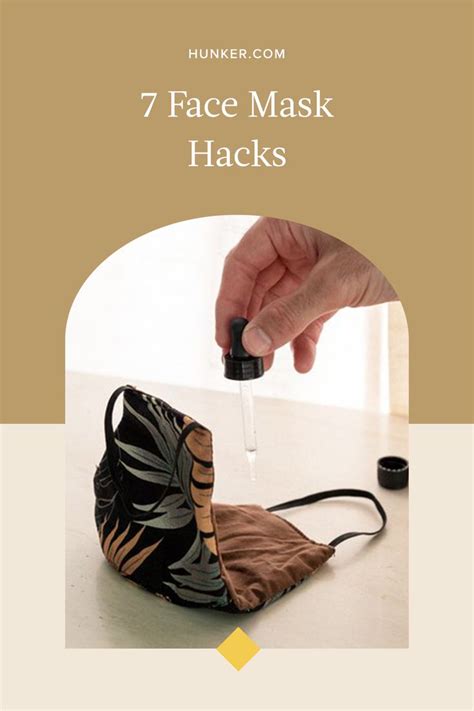7 Face Mask Hacks For Max Comfort Hunker Diy Mask Mask Face Mask