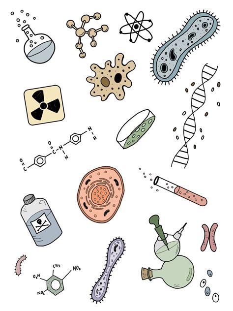 Chemistry Doodles En 2021 Portadas Para Quimica Caratulas De