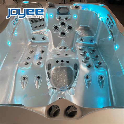 Joyee New Design Mini 3 Places Balcony Outdoor Indoor Massage Spa Tub China Spa And Hot Tub Spa