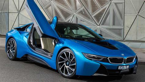 The production version of the bmw i8 was unveiled at the 2013 frankfurt motor show and was released in germany in june 2014. Bmw I8 Blue - amazing photo gallery, some information and ...