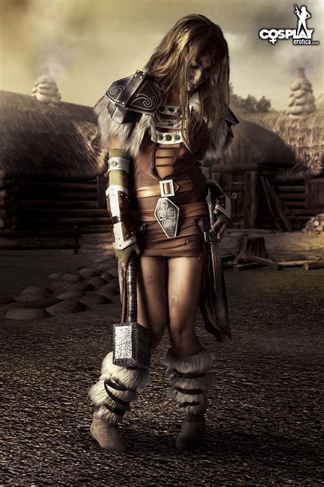 Skyrim Cosplay Aela Nude Frendliy Hot Porn