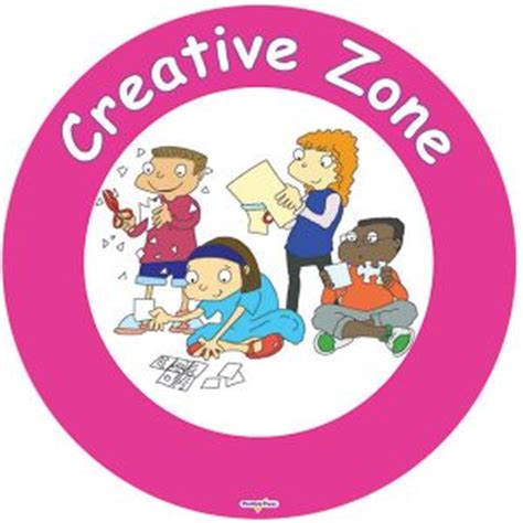 Jenny Mosley S Indoor Zone Signs Creative Zone Jenny Mosley Education Training And Resources