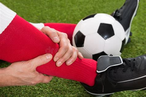 Injured Soccer Player Stock Photo Image Of Male Confusion 54947600