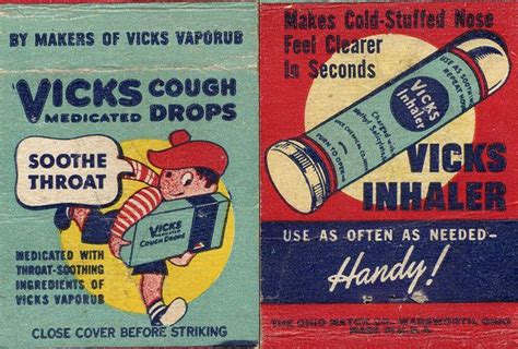 Vicks Cough Drops And Inhalers Retro Ads Vintage Advertisements