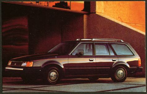 1987 Mercury Lynx Wagon Postcard