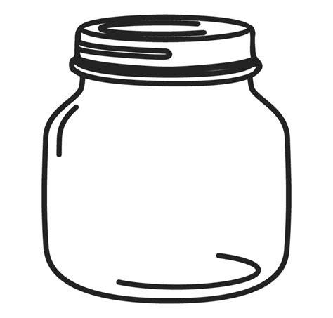 Download High Quality Mason Jar Clipart Empty Transparent Png Images