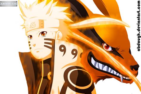 Naruto And Kurama By Abdough On Deviantart