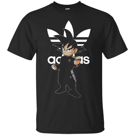 Show everyone that you are a fan of dragon ball with this super cyan! Dragon Ball Z: Goku Adidas T Shirt - Pandarly