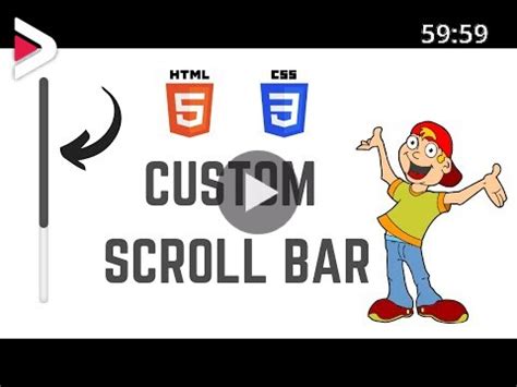 Custom Animated Scrollbar Using Css And Html Create Scrollbar Using