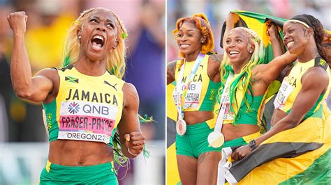 jamaicans make athletics history in never before seen 100m feat yahoo sport