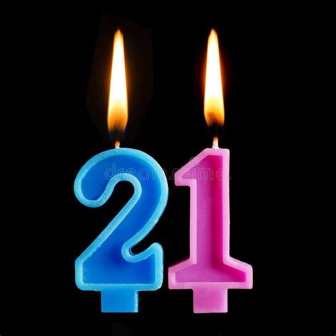 21st Birthday Candles Stock Image Image Of Celebrate 40638149