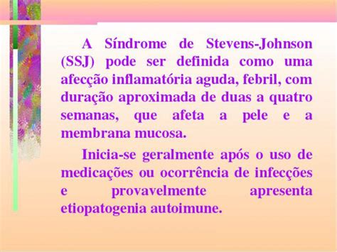 Síndrome De Stevens Johnson Fernando Bragança Pediatria E Homeopatia