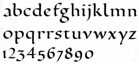 Nowadays, there is a large number of fonts and. minúsculas alfabeto uncial / lower case letter. Uncial ...