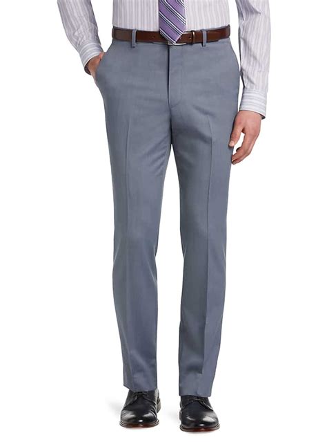 Signature Collection Tailored Fit Flat Front Dress Pants Ready For