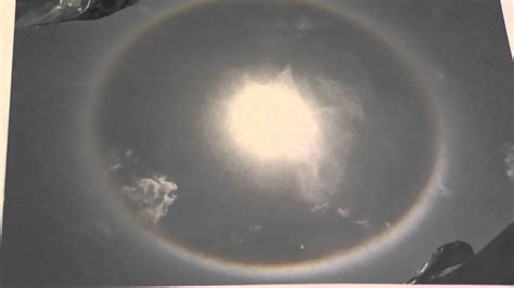 a rainbow ring around the sun and touching base youtube