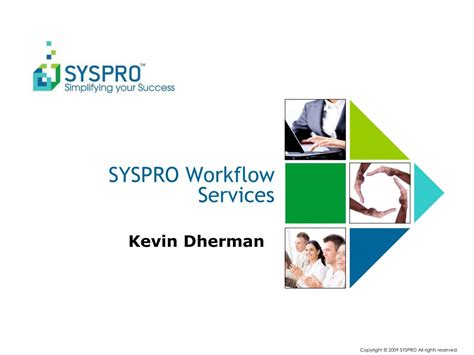 Ppt Syspro Workflow Services Powerpoint Presentation Free Download