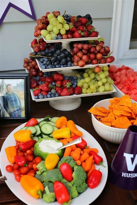 Here are some party finger food ideas on a budget. 10 Fabulous Easy Graduation Party Food Ideas 2020