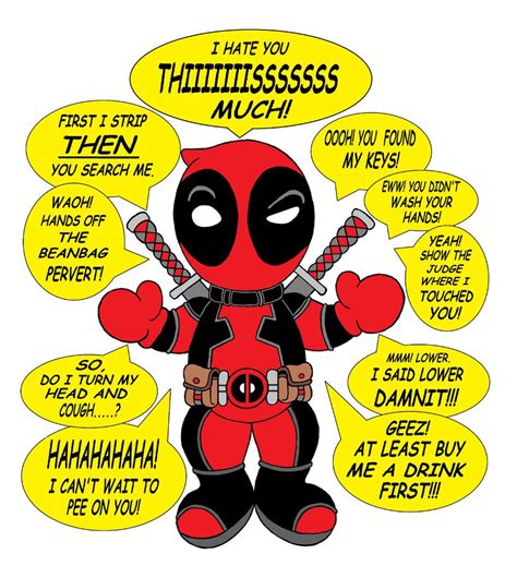 With just two movies, deadpool has joined the ranks of darth vader and ron burgundy in terms of quotability. Deadpool Quotes Chimichanga. QuotesGram