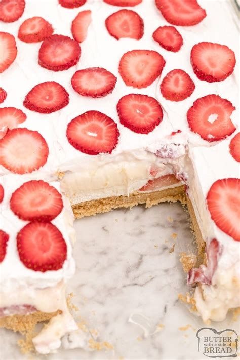 Strawberry Cheesecake Lush Is A Delicious No Bake Dessert Made With Lay