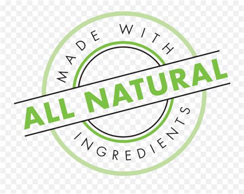 Simple Natural Products Natural Ingredients Logo Png100 Natural Png