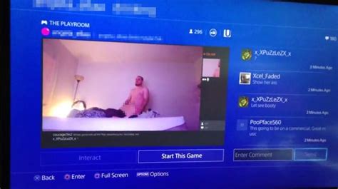 Hey Sony People Are Having Sex Live On The Ps4