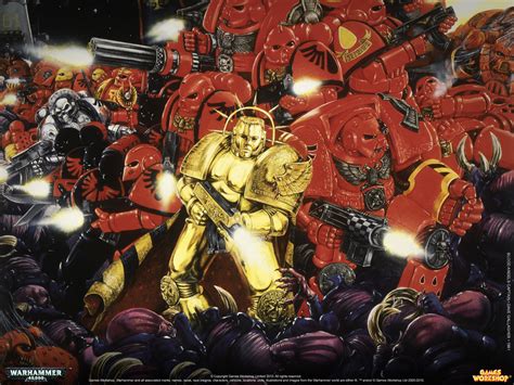 Warhammer 40k Blood Angels Wallpaper Wallpapersafari