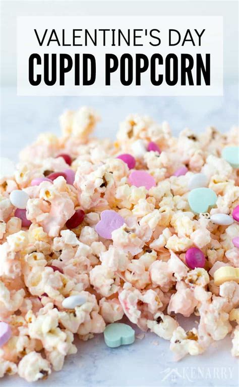 Cupid Popcorn Easy Valentines Day Recipe And Treat Idea