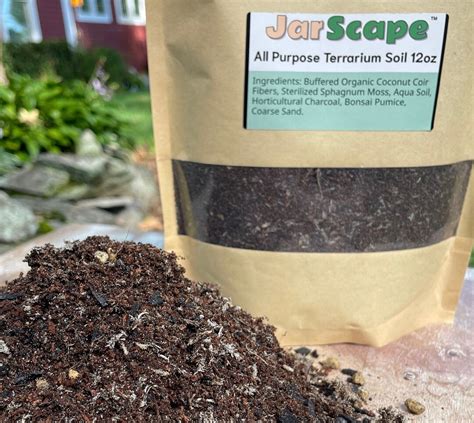 Premium Terrarium Soil Jar Scape Authentic Mix New Etsy