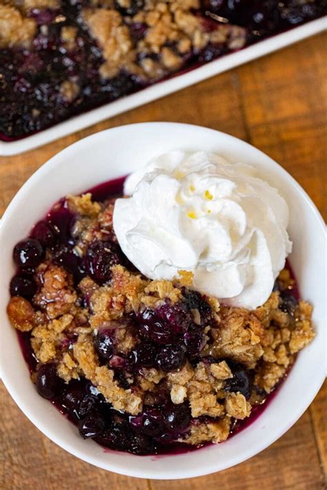 blueberry crisp recipe with fresh or frozen berries dinner then dessert
