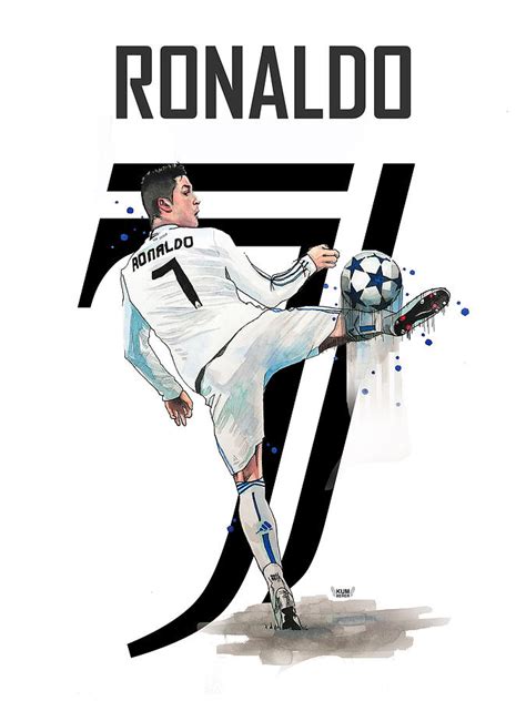 Cristiano Ronaldo Cr7 Painting By Wachira Kacharat