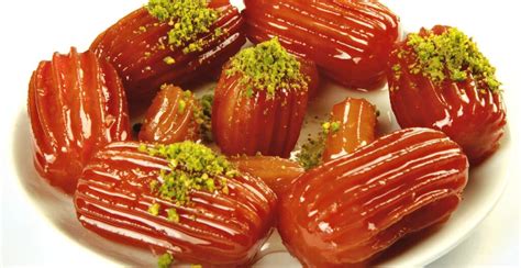 Turkish Tulumba Tatlisi Syrupy Semolina Dessert