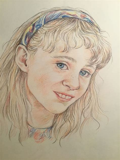 Pastel Pencil Portrait Deirdre Hudson Pastel Pencils Colored Pencils