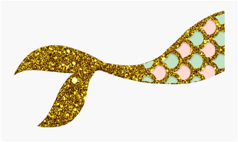 Transparent Mermaid Clipart Glitter Mermaid Tail Png