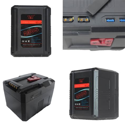 Heavy Duty V Mount Lithium Ion Battery With Charger 230wh