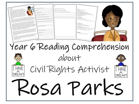 Rosa Parks Reading Comprehension by Irvine109 | Teaching Resources