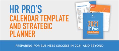 Hr Calendar Template Planning For Year Long Employee Engagement