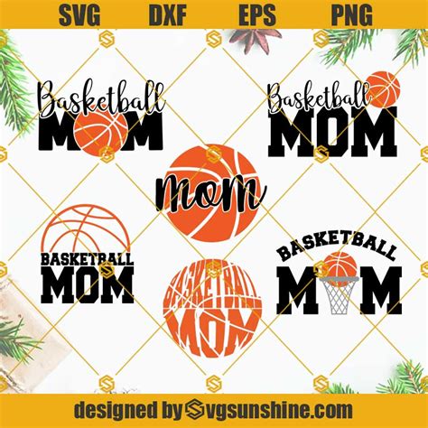 Basketball Mom Svg Bundle Basketball Mom Cut File Basketball Svg