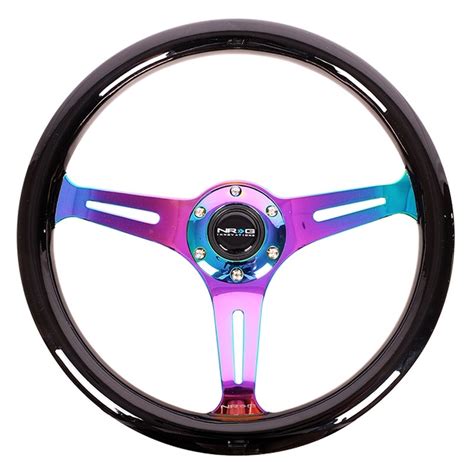 Nrg Innovations® 3 Spoke Classic Wood Grain Steering Wheel