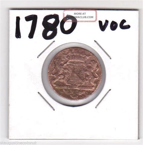 1780 Voc Dutch East India Trading Company York Penny 235 Years Old