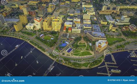 Aerial Photograph Of Downtown West Palm Beach Editorial Image Image