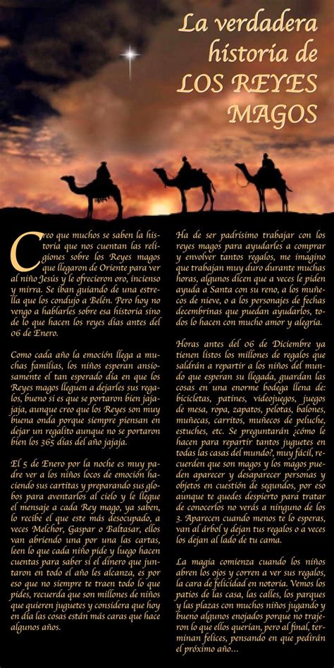 Sanaire La Verdadera Historia De Los Reyes Magos