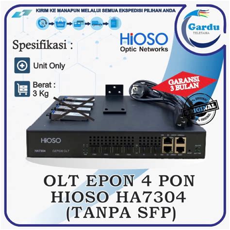 Jual Olt Epon Pon Hioso Ha Include Sfp Epon Px Db Db