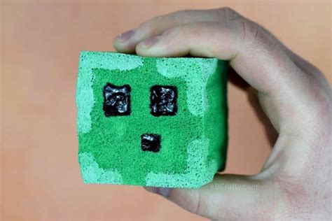 Diy Minecraft Slime Block Squishies In 2021 Squishies Diy Diy
