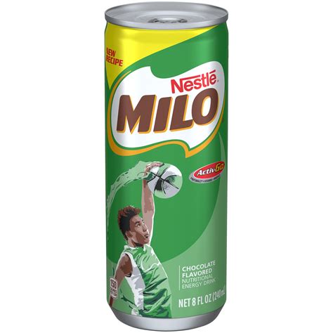 Milo Chocolate Nutritional Energy Drink 8 Fl Oz Can