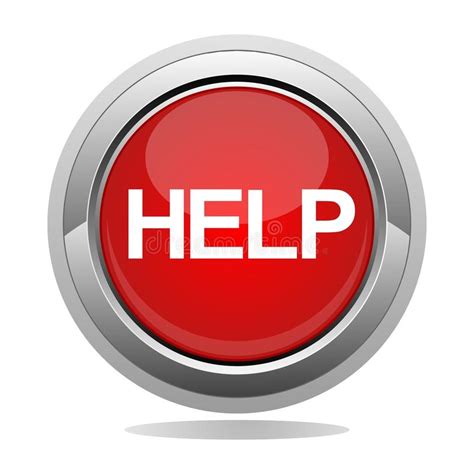 Help button stock illustration. Illustration of support ...