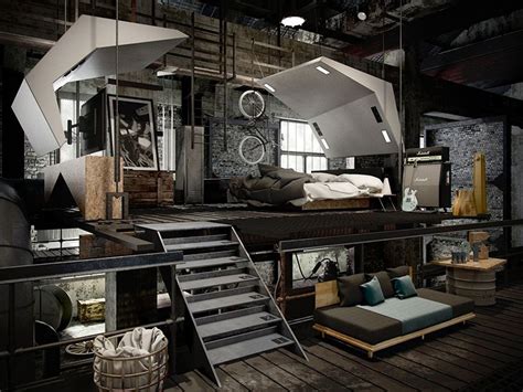 22 Mind Blowing Loft Style Bedroom Designs Home Design Lover Loft