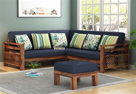 L Shape Sofa Wooden Sofa Set Designs Wooden Sofa Desi