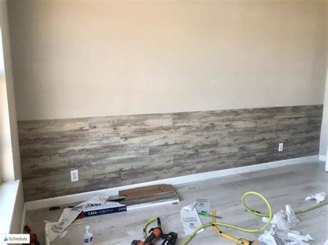 How To Install Vinyl Plank Flooring On Wall Step By Step Tutorial